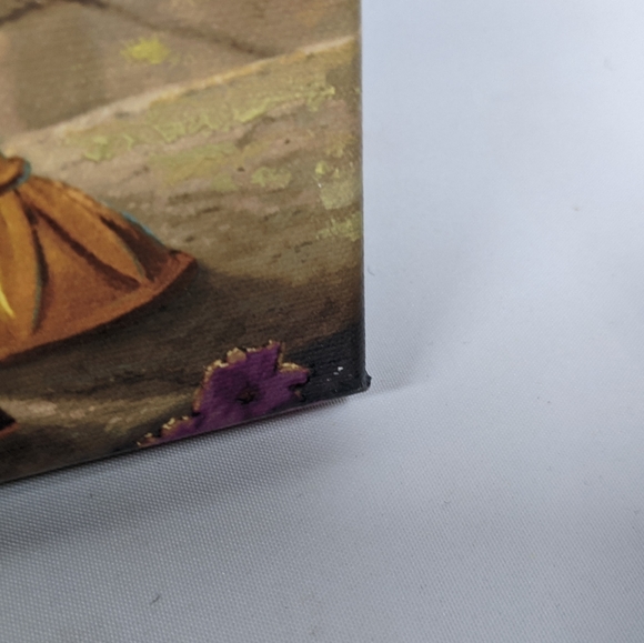 Thomas Kinkade Beauty And The Beast Disney Painting print, 14"x14", 2009 - Picture 8 of 9